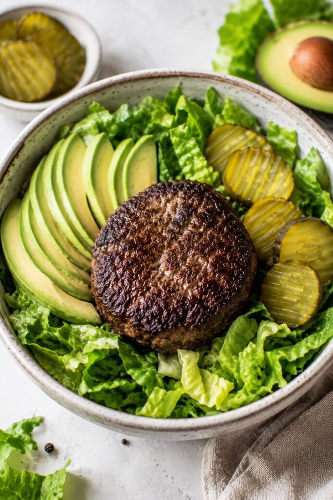 AIP Beef Burger Bowls Recipe