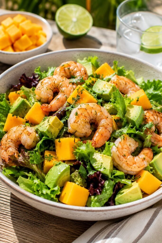 Mango Avocado Shrimp Salad Recipe