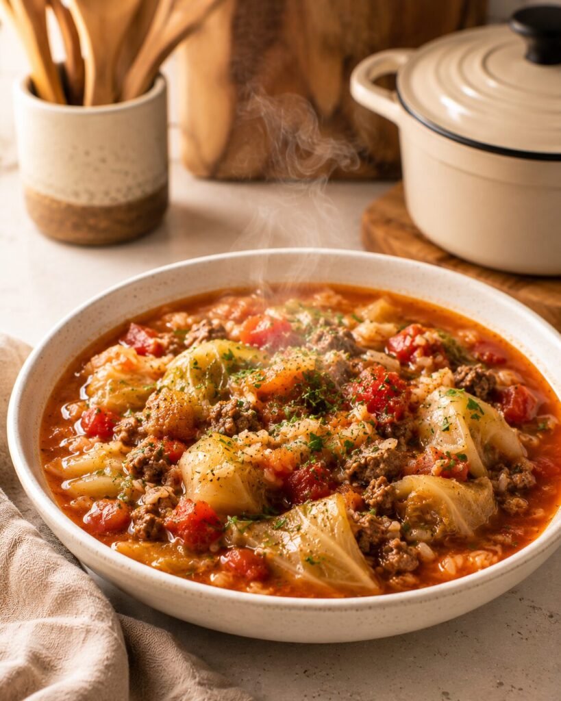 Cabbage Roll Soup Recipe