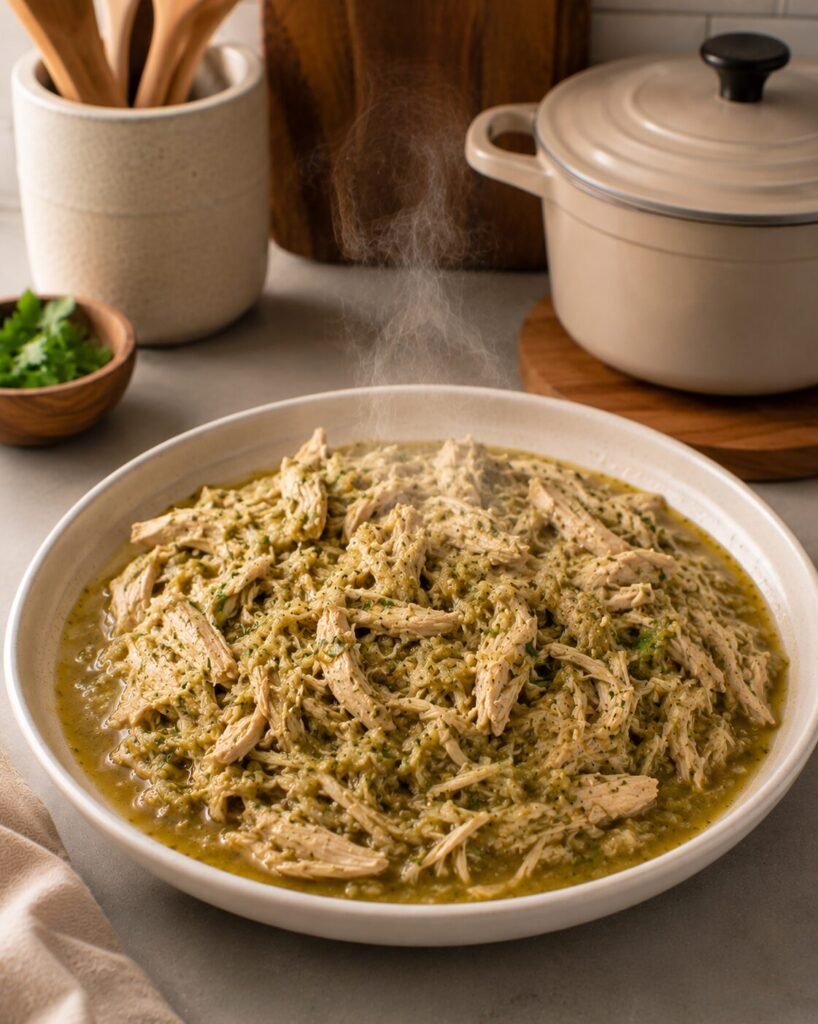 Shredded Verde Chicken Recipe