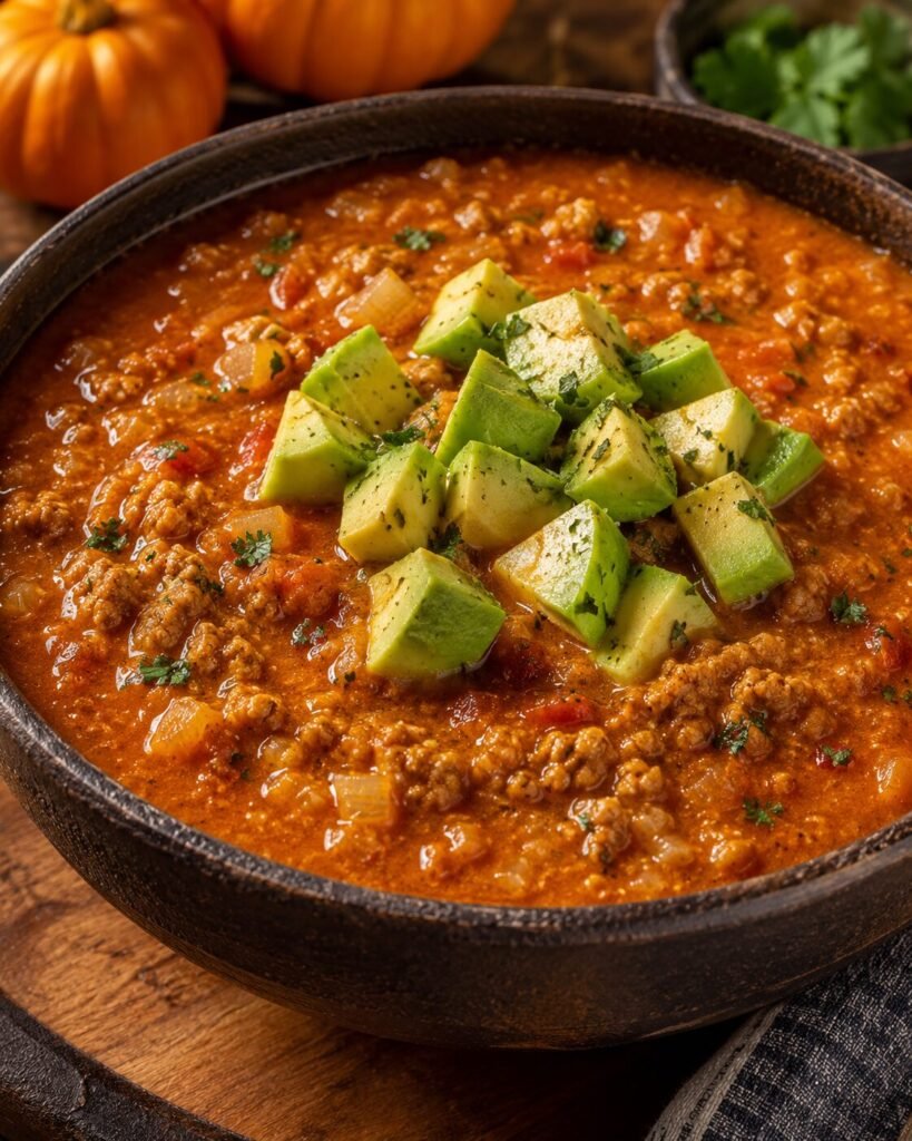 Ground Turkey and Pumpkin Chili Recipe