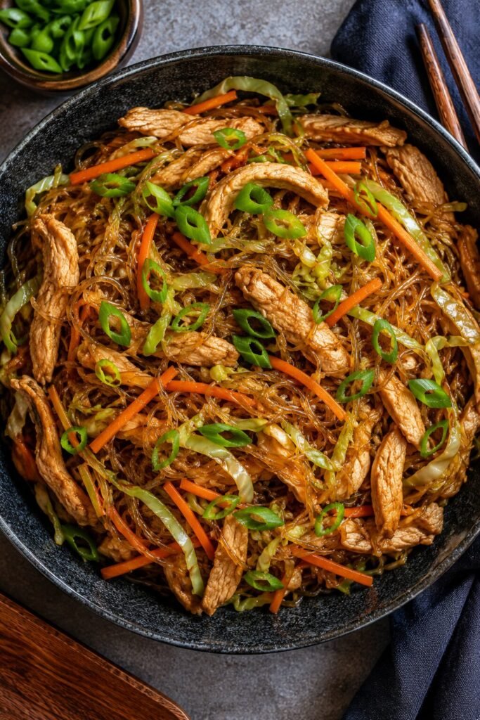 Sweet Potato Glass Noodle Stir-Fry Recipe