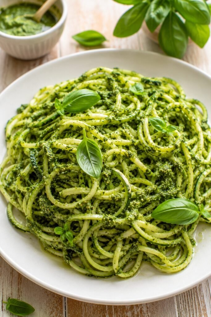 Zucchini Noodles with AIP Pesto Recipe